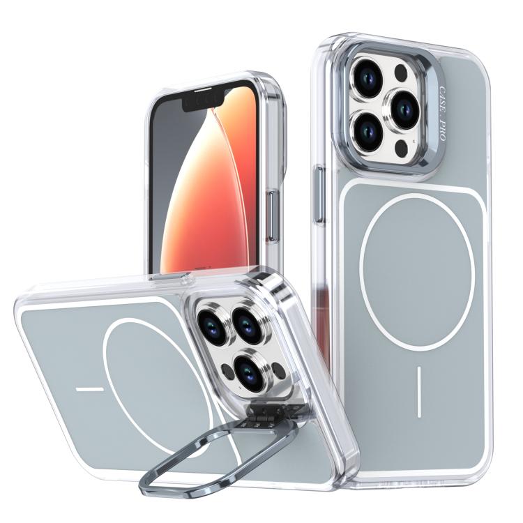 Bright Color Blocking Camera Bracket Magnetic Phone Case, For iPhone 14 Pro, For iPhone 14 Pro Max, For iPhone 13 Pro Max, For iPhone 13 Pro