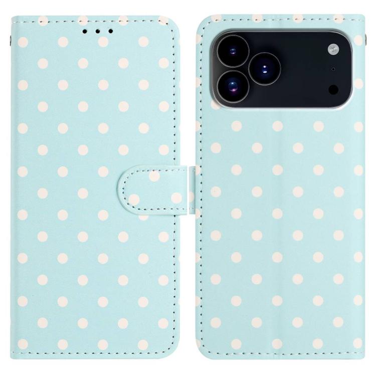 Small Dots Pattern Vegan Leather Phone Case, For iPhone 17e / 16e, For iPhone 17 Pro Max, For iPhone 17 Pro, For iPhone 17, For iPhone Air, For iPhone 16 Pro Max, For iPhone 16 Pro, For iPhone 16 Plus