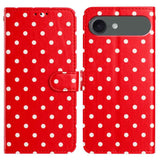 Small Dots Pattern Vegan Leather Phone Case, For iPhone 17e / 16e, For iPhone 17 Pro Max, For iPhone 17 Pro, For iPhone 17, For iPhone Air, For iPhone 16 Pro Max, For iPhone 16 Pro, For iPhone 16 Plus