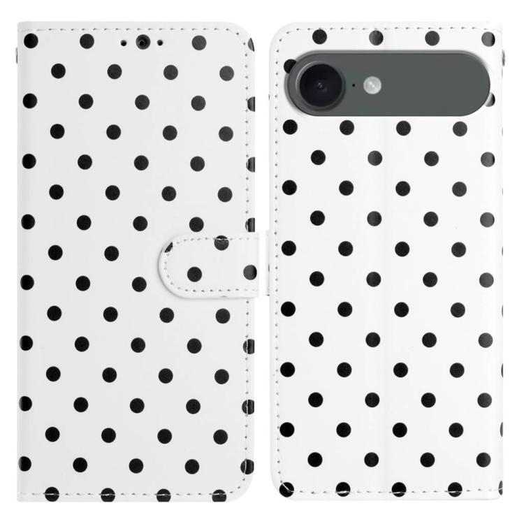 Small Dots Pattern Vegan Leather Phone Case, For iPhone 17e / 16e, For iPhone 17 Pro Max, For iPhone 17 Pro, For iPhone 17, For iPhone Air, For iPhone 16 Pro Max, For iPhone 16 Pro, For iPhone 16 Plus