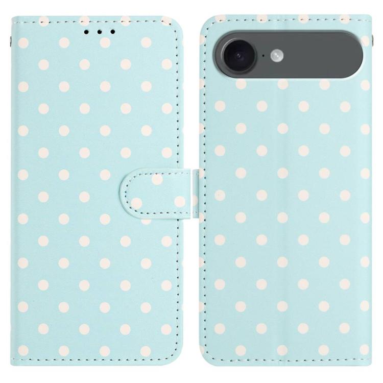 Small Dots Pattern Vegan Leather Phone Case, For iPhone 17e / 16e, For iPhone 17 Pro Max, For iPhone 17 Pro, For iPhone 17, For iPhone Air, For iPhone 16 Pro Max, For iPhone 16 Pro, For iPhone 16 Plus