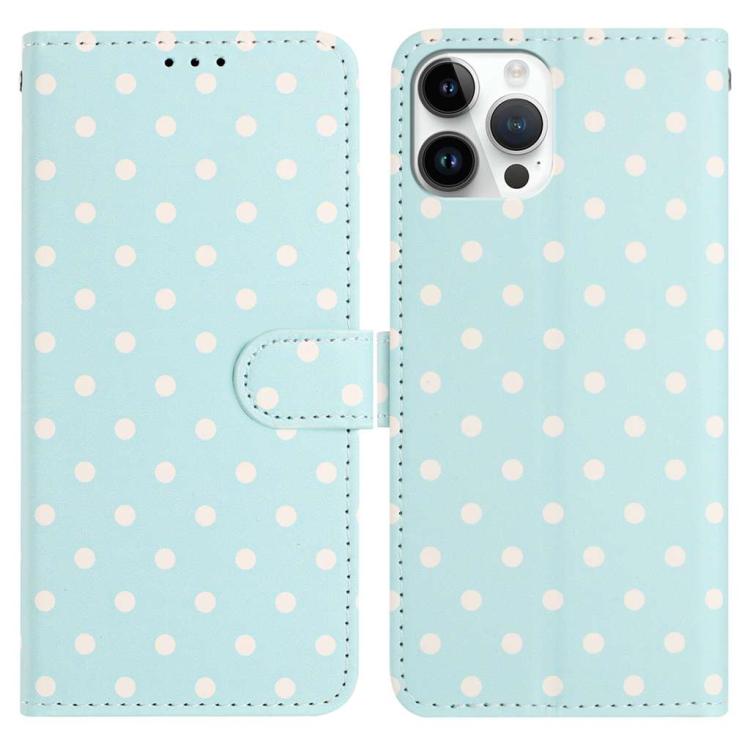 Small Dots Pattern Vegan Leather Phone Case, For iPhone 17e / 16e, For iPhone 17 Pro Max, For iPhone 17 Pro, For iPhone 17, For iPhone Air, For iPhone 16 Pro Max, For iPhone 16 Pro, For iPhone 16 Plus