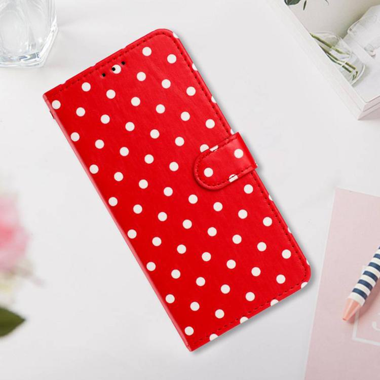 Small Dots Pattern Vegan Leather Phone Case, For iPhone 16, For iPhone 15 Pro Max, For iPhone 15 Pro, For iPhone 15 Plus, For iPhone 15, For iPhone 14 Plus, For iPhone 14, For iPhone 14 Pro