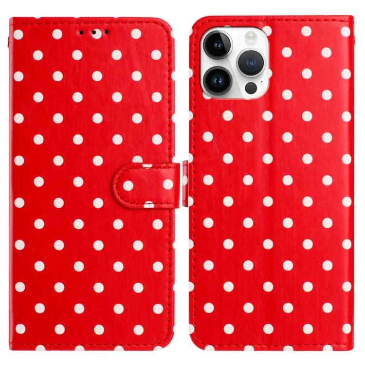 Small Dots Pattern Vegan Leather Phone Case, For iPhone 14 Pro Max, For iPhone SE 2022 / SE 2020 / 7 / 8, For iPhone 13 Pro Max, For iPhone 13 Pro, For iPhone 13, For iPhone 13 mini, For iPhone 12 Pro Max, For iPhone 12 / 12 Pro