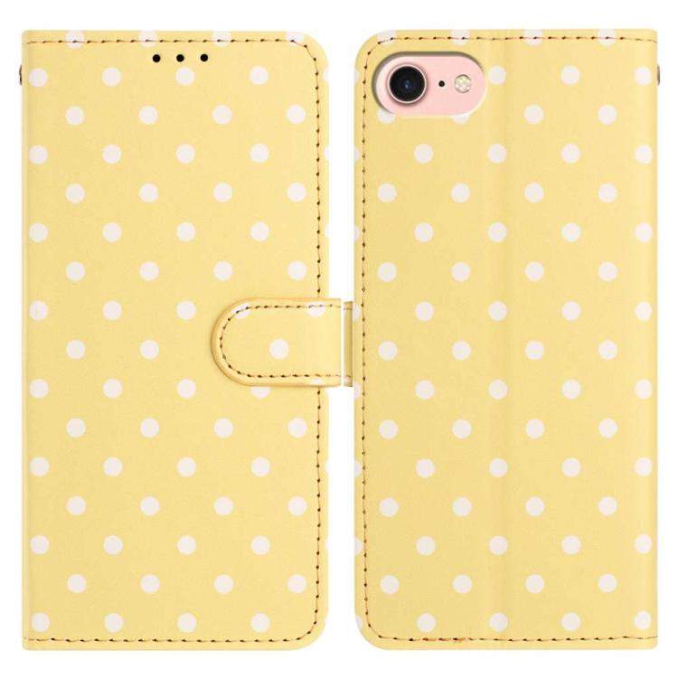 Small Dots Pattern Vegan Leather Phone Case, For iPhone 14 Pro Max, For iPhone SE 2022 / SE 2020 / 7 / 8, For iPhone 13 Pro Max, For iPhone 13 Pro, For iPhone 13, For iPhone 13 mini, For iPhone 12 Pro Max, For iPhone 12 / 12 Pro
