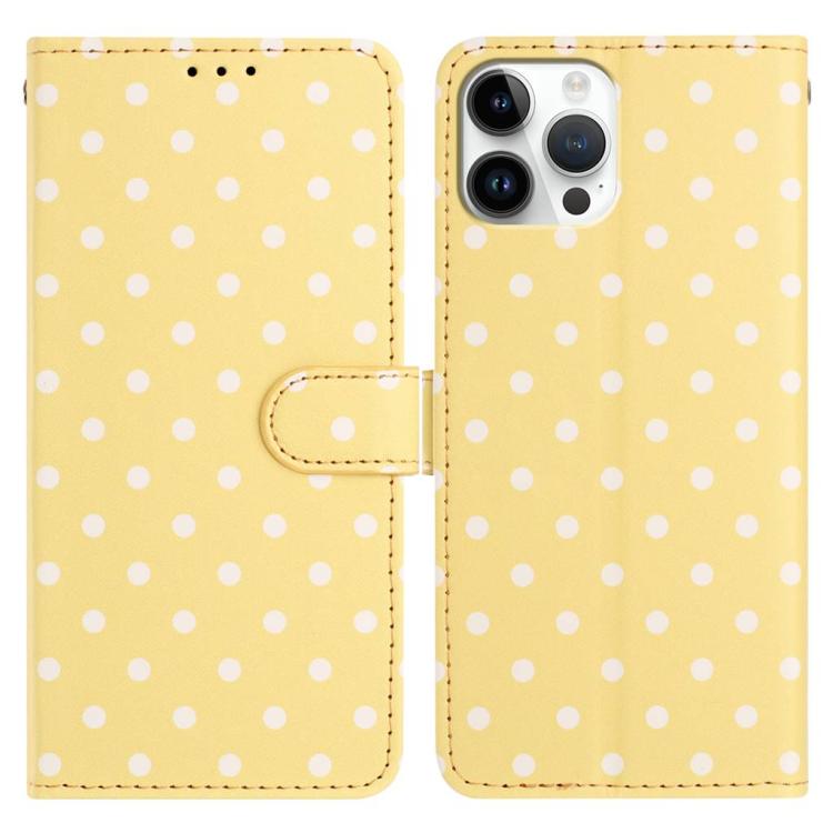 Small Dots Pattern Vegan Leather Phone Case, For iPhone 14 Pro Max, For iPhone SE 2022 / SE 2020 / 7 / 8, For iPhone 13 Pro Max, For iPhone 13 Pro, For iPhone 13, For iPhone 13 mini, For iPhone 12 Pro Max, For iPhone 12 / 12 Pro