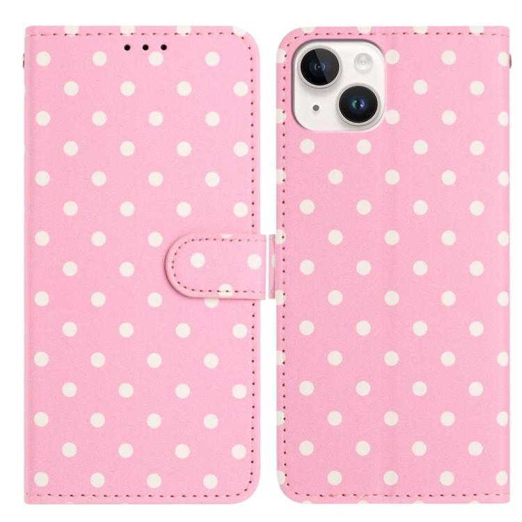 Small Dots Pattern Vegan Leather Phone Case, For iPhone 14 Pro Max, For iPhone SE 2022 / SE 2020 / 7 / 8, For iPhone 13 Pro Max, For iPhone 13 Pro, For iPhone 13, For iPhone 13 mini, For iPhone 12 Pro Max, For iPhone 12 / 12 Pro