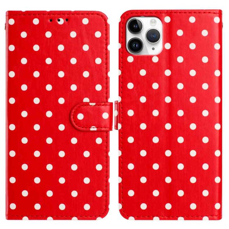 Small Dots Pattern Vegan Leather Phone Case, For iPhone 11 Pro Max, For iPhone 11, For iPhone 11 Pro, For iPhone X / XS, For iPhone XR, For iPhone XS Max, For iPhone 8 Plus / 7 Plus