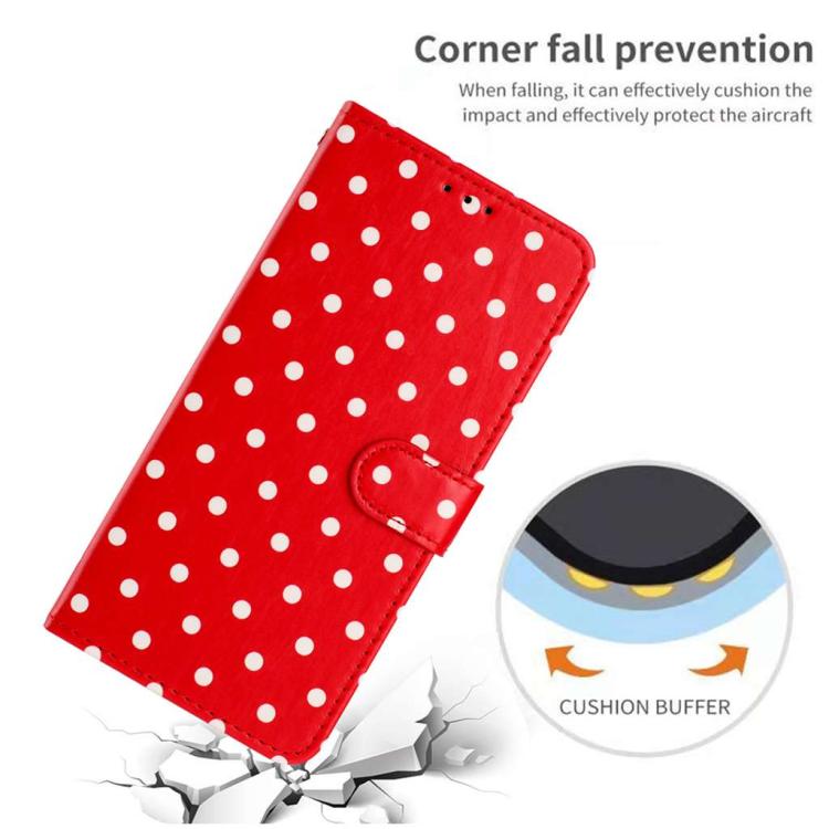 Small Dots Pattern Vegan Leather Phone Case, For iPhone 11 Pro Max, For iPhone 11, For iPhone 11 Pro, For iPhone X / XS, For iPhone XR, For iPhone XS Max, For iPhone 8 Plus / 7 Plus