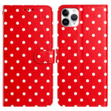 Small Dots Pattern Vegan Leather Phone Case, For iPhone 11 Pro Max, For iPhone 11, For iPhone 11 Pro, For iPhone X / XS, For iPhone XR, For iPhone XS Max, For iPhone 8 Plus / 7 Plus