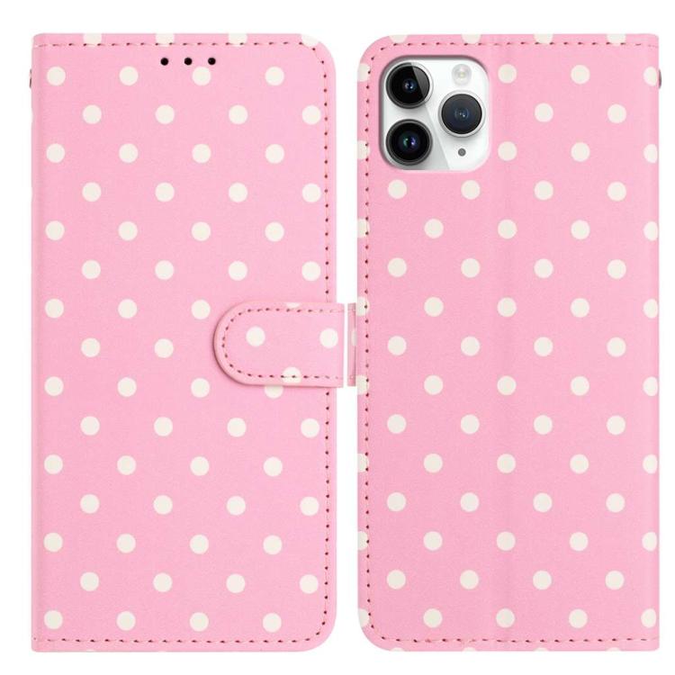 Small Dots Pattern Vegan Leather Phone Case, For iPhone 11 Pro Max, For iPhone 11, For iPhone 11 Pro, For iPhone X / XS, For iPhone XR, For iPhone XS Max, For iPhone 8 Plus / 7 Plus