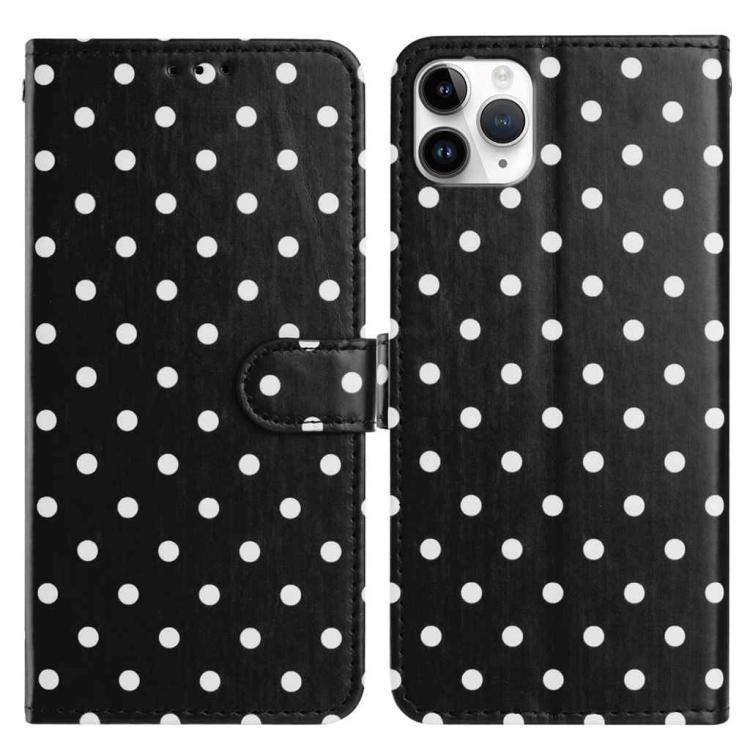 Small Dots Pattern Vegan Leather Phone Case, For iPhone 11 Pro Max, For iPhone 11, For iPhone 11 Pro, For iPhone X / XS, For iPhone XR, For iPhone XS Max, For iPhone 8 Plus / 7 Plus