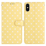 Small Dots Pattern Vegan Leather Phone Case, For iPhone 11 Pro Max, For iPhone 11, For iPhone 11 Pro, For iPhone X / XS, For iPhone XR, For iPhone XS Max, For iPhone 8 Plus / 7 Plus