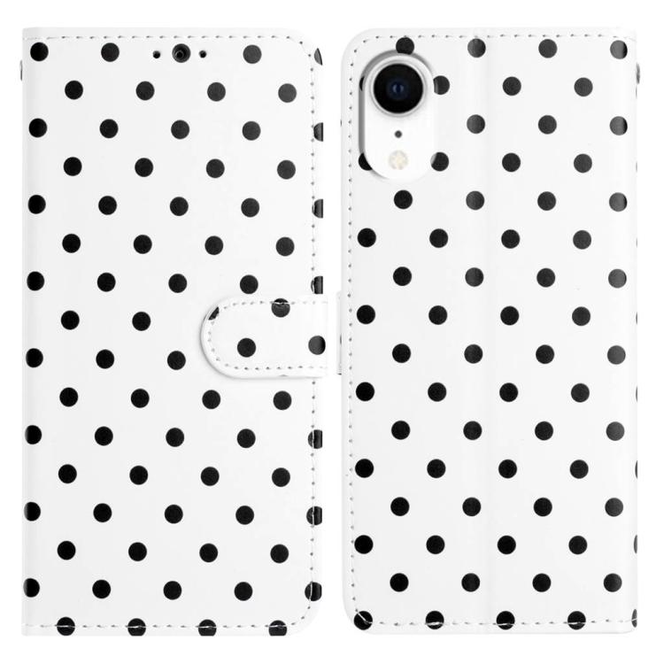 Small Dots Pattern Vegan Leather Phone Case, For iPhone 11 Pro Max, For iPhone 11, For iPhone 11 Pro, For iPhone X / XS, For iPhone XR, For iPhone XS Max, For iPhone 8 Plus / 7 Plus