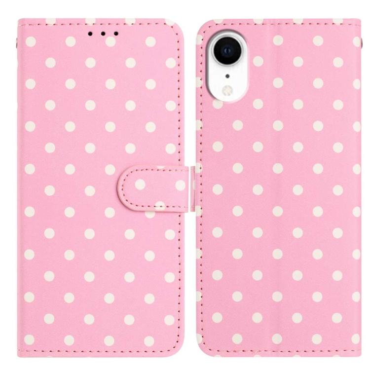 Small Dots Pattern Vegan Leather Phone Case, For iPhone 11 Pro Max, For iPhone 11, For iPhone 11 Pro, For iPhone X / XS, For iPhone XR, For iPhone XS Max, For iPhone 8 Plus / 7 Plus