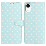 Small Dots Pattern Vegan Leather Phone Case, For iPhone 11 Pro Max, For iPhone 11, For iPhone 11 Pro, For iPhone X / XS, For iPhone XR, For iPhone XS Max, For iPhone 8 Plus / 7 Plus