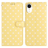 Small Dots Pattern Vegan Leather Phone Case, For iPhone 11 Pro Max, For iPhone 11, For iPhone 11 Pro, For iPhone X / XS, For iPhone XR, For iPhone XS Max, For iPhone 8 Plus / 7 Plus
