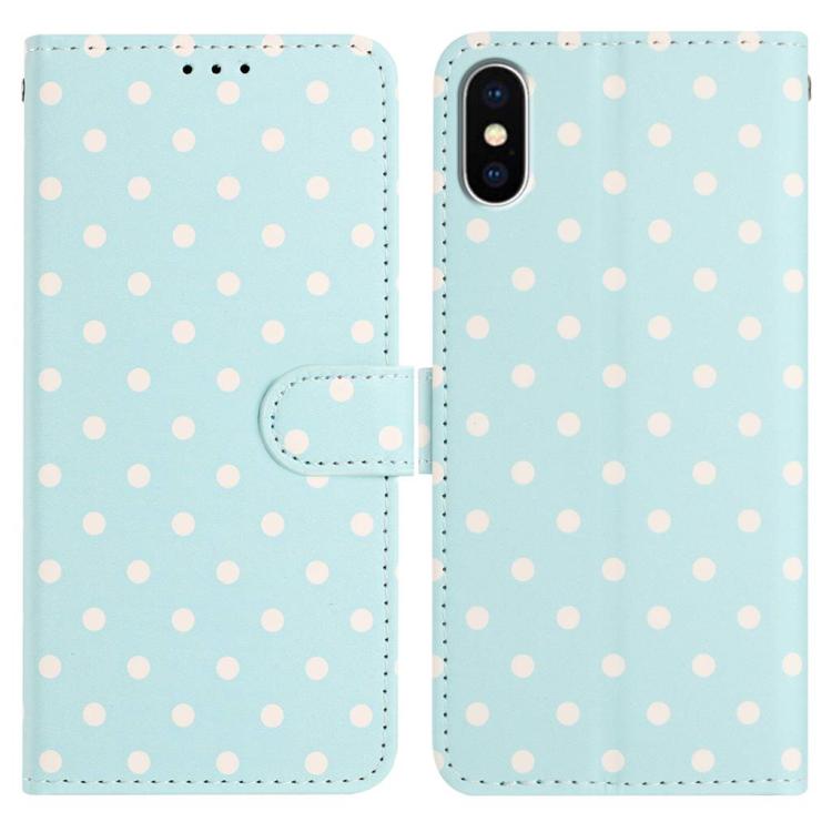 Small Dots Pattern Vegan Leather Phone Case, For iPhone 11 Pro Max, For iPhone 11, For iPhone 11 Pro, For iPhone X / XS, For iPhone XR, For iPhone XS Max, For iPhone 8 Plus / 7 Plus