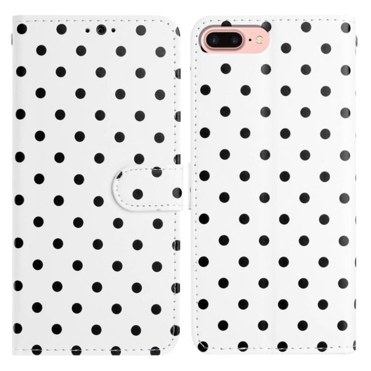 Small Dots Pattern Vegan Leather Phone Case, For iPhone 11 Pro Max, For iPhone 11, For iPhone 11 Pro, For iPhone X / XS, For iPhone XR, For iPhone XS Max, For iPhone 8 Plus / 7 Plus