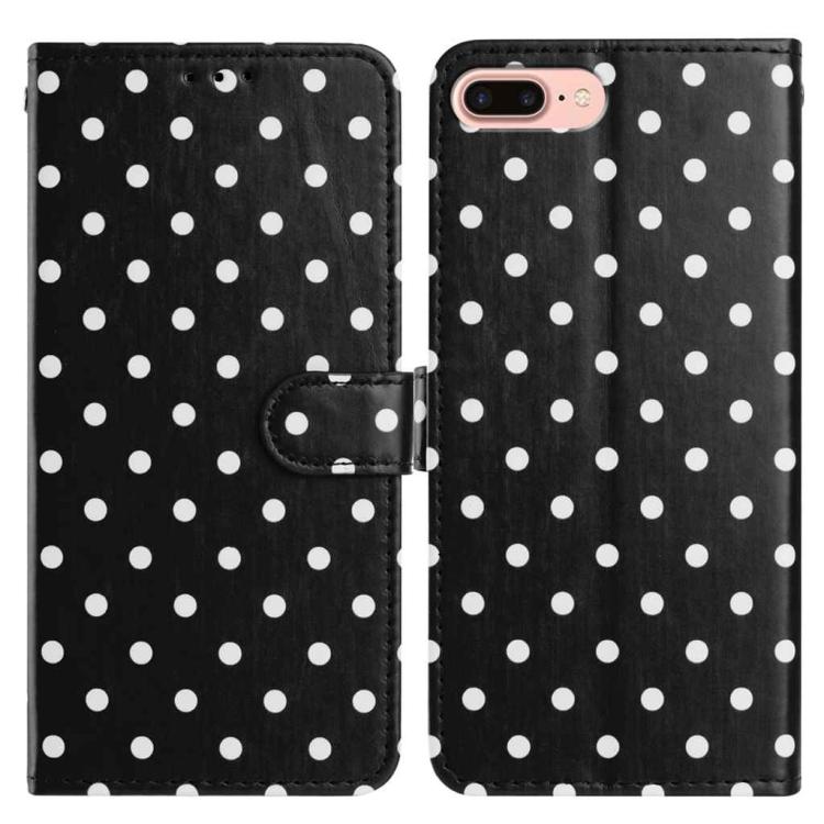 Small Dots Pattern Vegan Leather Phone Case, For iPhone 11 Pro Max, For iPhone 11, For iPhone 11 Pro, For iPhone X / XS, For iPhone XR, For iPhone XS Max, For iPhone 8 Plus / 7 Plus