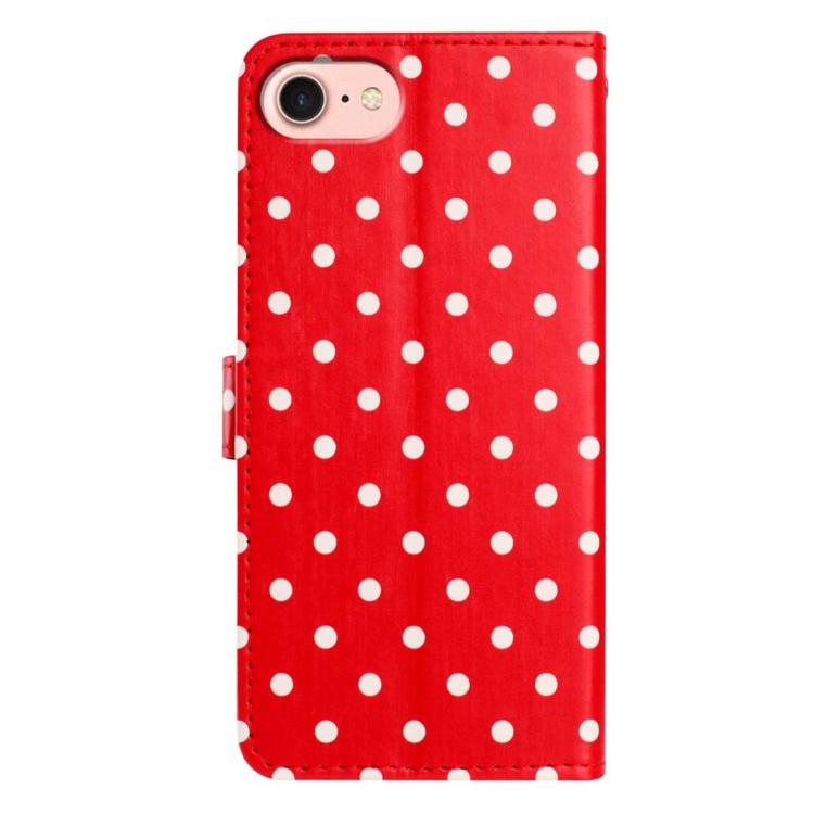 Small Dots Pattern Vegan Leather Phone Case, For iPhone 17e / 16e, For iPhone 17 Pro Max, For iPhone 17 Pro, For iPhone 17, For iPhone Air, For iPhone 16 Pro Max, For iPhone 16 Pro, For iPhone 16 Plus