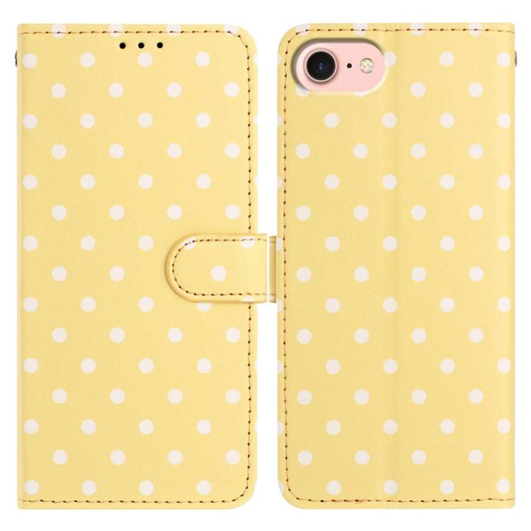 Small Dots Pattern Vegan Leather Phone Case, For iPhone 17e / 16e, For iPhone 17 Pro Max, For iPhone 17 Pro, For iPhone 17, For iPhone Air, For iPhone 16 Pro Max, For iPhone 16 Pro, For iPhone 16 Plus