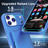 Skin Feel PC Hybrid TPU Horizontal Hidden Mirror Card Bag Phone Case, For iPhone 17 Pro Max, For iPhone 17 Pro, For iPhone 17, For iPhone Air