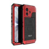 Four-proof Metal Hybrid Silicone Phone Case, For iPhone 17 Pro Max, For iPhone 17 Pro, For iPhone 17, For iPhone Air