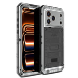Four-proof Metal Hybrid Silicone Phone Case, For iPhone 17 Pro Max, For iPhone 17 Pro, For iPhone 17, For iPhone Air