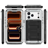 Four-proof Metal Hybrid Silicone Phone Case, For iPhone 17 Pro Max, For iPhone 17 Pro, For iPhone 17, For iPhone Air