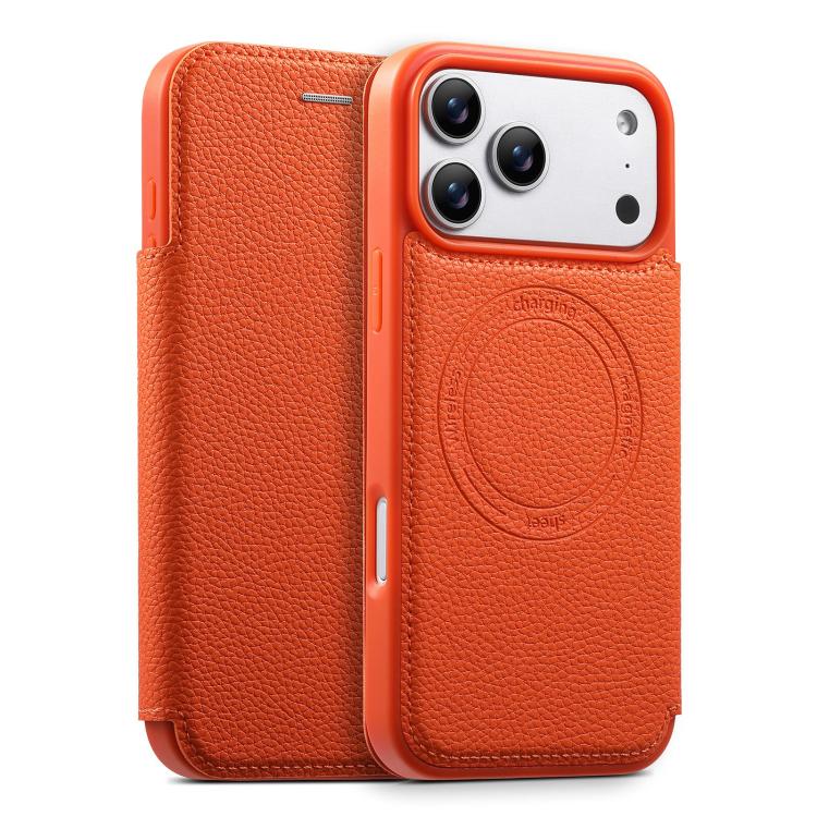 ESEBLE Ultra-thin Card Slot Magnetic Vegan Leather Phone Case, For iPhone 17 Pro Max, For iPhone 17 Pro, For iPhone 17, For iPhone Air