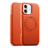 ESEBLE Ultra-thin Card Slot Magnetic Vegan Leather Phone Case, For iPhone 17 Pro Max, For iPhone 17 Pro, For iPhone 17, For iPhone Air
