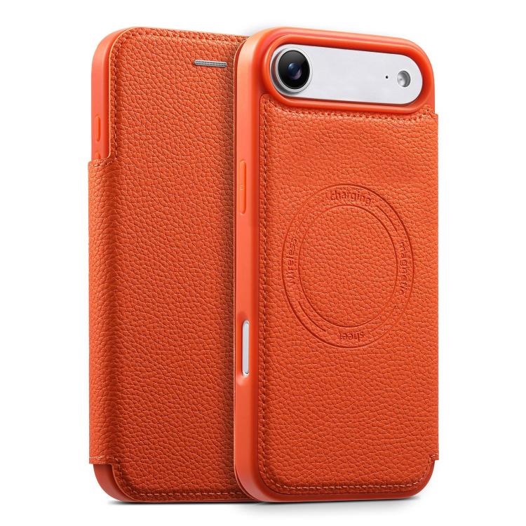 ESEBLE Ultra-thin Card Slot Magnetic Vegan Leather Phone Case, For iPhone 17 Pro Max, For iPhone 17 Pro, For iPhone 17, For iPhone Air