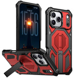 Hidden Metal Holder Magnetic Shockproof Phone Case, For iPhone 17 Pro Max, For iPhone 17 Pro, For iPhone 17, For iPhone Air, For iPhone 16 Pro Max, For iPhone 16 Pro, For iPhone 16 Plus, For iPhone 16