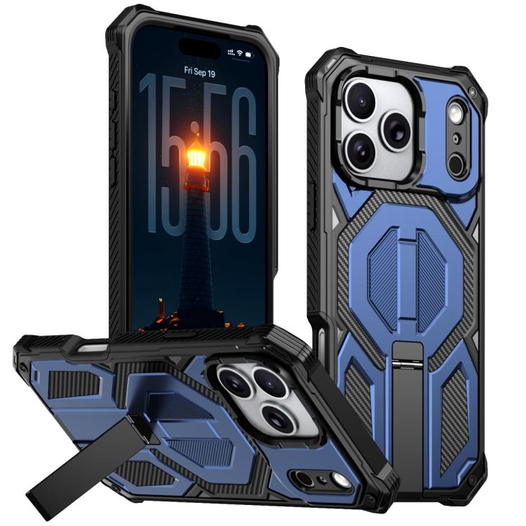 Hidden Metal Holder Magnetic Shockproof Phone Case, For iPhone 17 Pro Max, For iPhone 17 Pro, For iPhone 17, For iPhone Air, For iPhone 16 Pro Max, For iPhone 16 Pro, For iPhone 16 Plus, For iPhone 16