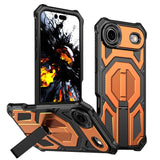 Hidden Metal Holder Magnetic Shockproof Phone Case, For iPhone 17 Pro Max, For iPhone 17 Pro, For iPhone 17, For iPhone Air, For iPhone 16 Pro Max, For iPhone 16 Pro, For iPhone 16 Plus, For iPhone 16