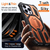 Hidden Metal Holder Magnetic Shockproof Phone Case, For iPhone 15 Pro Max, For iPhone 15 Pro, For iPhone 15 Plus / 14 Plus, For iPhone 15, For iPhone 14 / 13, For iPhone 14 Pro, For iPhone 14 Pro Max, For iPhone 13 Pro Max