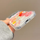 Epoxy Resin 3D Pattern Acrylic Transparent Phone Case, For iPhone 13 Pro Max, For iPhone 13 Pro, For iPhone 13, For iPhone 12, For iPhone 12 Pro Max, For iPhone 12 Pro, For iPhone 11