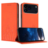 Tulips Butterfly Pattern Magnetic Vegan Leather Phone Case, For iPhone 17e / 16e, For iPhone 17 Pro Max, For iPhone 17 Pro, For iPhone 17