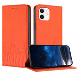 Tulips Butterfly Pattern Magnetic Vegan Leather Phone Case, For iPhone 12 mini, For iPhone 11 Pro Max, For iPhone 11, For iPhone 11 Pro