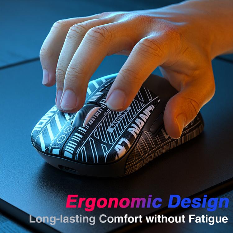 LINGBAO M1 Bluetooth Triple-mode Wireless Mouse, M1 (Black), M1 (Yellow)