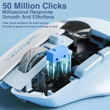 LINGBAO M8 Bluetooth Triple-mode Wireless Mouse with Intelligent Screen Display, M8 (Pink), M8 (Black)