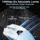 LINGBAO M8 Bluetooth Triple-mode Wireless Mouse with Intelligent Screen Display, M8 (Pink), M8 (Black)