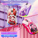 LINGBAO M7 IP Series Bluetooth 2.4G Wired Triple-Mode Wireless Mouse