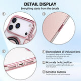 Ultra-thin Magnetic Plating Vegan Leather Phone Case, For iPhone 17 Pro Max, For iPhone 17 Pro, For iPhone 17, For iPhone Air, For iPhone 16e, For iPhone 16 Pro Max