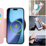 Ultra-thin Magnetic Plating Vegan Leather Phone Case, For iPhone 17 Pro Max, For iPhone 17 Pro, For iPhone 17, For iPhone Air, For iPhone 16e, For iPhone 16 Pro Max