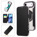 Ultra-thin Magnetic Plating Vegan Leather Phone Case, For iPhone 17 Pro Max, For iPhone 17 Pro, For iPhone 17, For iPhone Air, For iPhone 16e, For iPhone 16 Pro Max