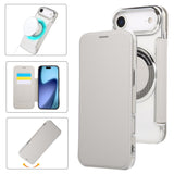 Ultra-thin Magnetic Plating Vegan Leather Phone Case, For iPhone 17 Pro Max, For iPhone 17 Pro, For iPhone 17, For iPhone Air, For iPhone 16e, For iPhone 16 Pro Max