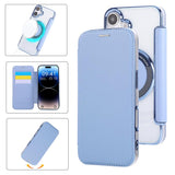 Ultra-thin Magnetic Plating Vegan Leather Phone Case, For iPhone 16 Pro, For iPhone 16 Plus, For iPhone 16, For iPhone 15 Pro Max, For iPhone 15 Pro, For iPhone 15 Plus / 14 Plus