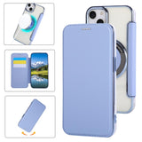 Ultra-thin Magnetic Plating Vegan Leather Phone Case, For iPhone 16 Pro, For iPhone 16 Plus, For iPhone 16, For iPhone 15 Pro Max, For iPhone 15 Pro, For iPhone 15 Plus / 14 Plus